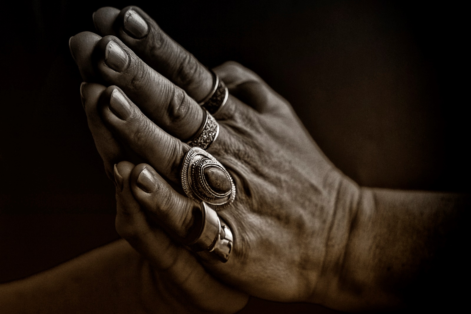 Bitzer betende Hände